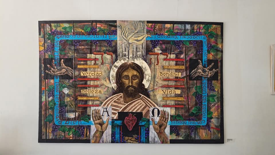 CulturaEnTigre's tweet photo. 🎨 Hasta el 2 de febrero podés conocer la muestra temporaria del Premio Arte Sacro en la #SalaDeExposiciones del Teatro Municipal Pepe Soriano.
¡No te la pierdas!
📍Ituzaingó 2950, Benavídez
@ZamoraJulio
@MunicipioTigre https://t.co/lS4fCPVZJZ