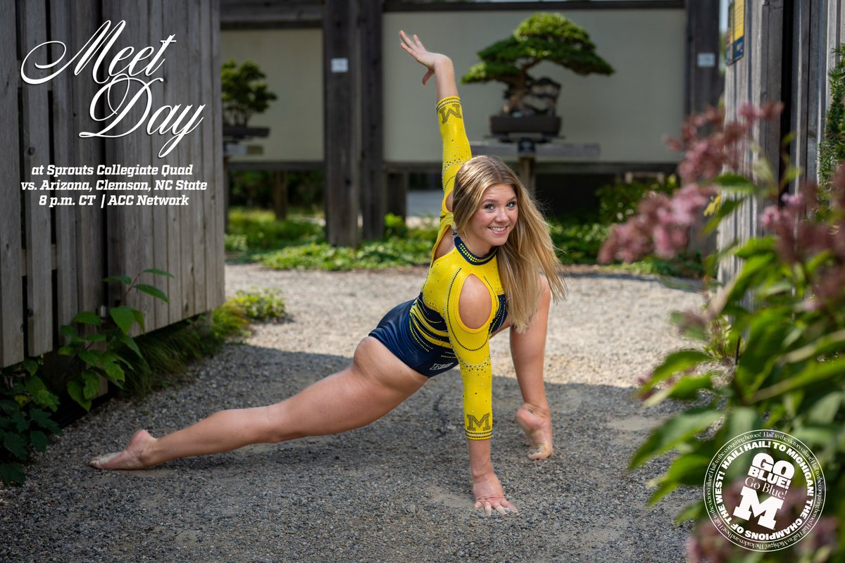 Ready to compete tonight at the Sprouts Famers Market Quad Meet!

vs.: Arizona, Clemson, NC State
Time: 8 p.m. CT
Results Link: myumi.ch/Q61Xr
Watch Link: myumi.ch/M6WDb

#GoBlue 〽️
