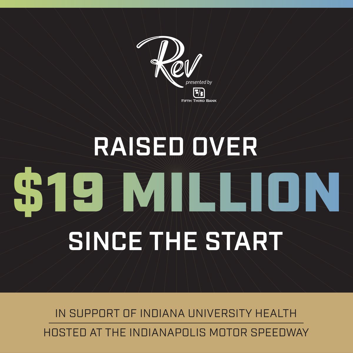 DRIVEN FOR CHANGE 🩵 Funds raised through Rev support <a href="/IU_Health/">IU Health</a> trauma, critical care, and services provided for the drivers and patrons at the <a href="/IMS/">Indianapolis Motor Speedway</a>. IU Health provides care to some of the most critically ill and injured patients in Indiana.
