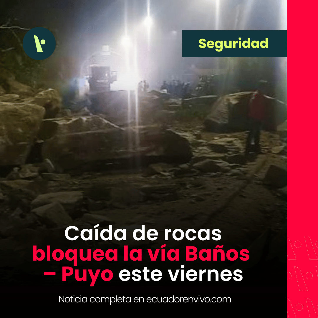 ecuadorenvivo's tweet photo. 🚧🪨 La vía E30 #Baños-Puyo quedó bloqueada tras un deslizamiento en #Ulba. Autoridades trabajan en el lugar mientras se recomienda usar rutas alternas.

🔗 Infórmate en 👇
https://t.co/0ZxaPnQjsx

#DeslizamientoDeTierras #ActualidadEcuador #NoticiasUrgentes https://t.co/dlFbErlEuS