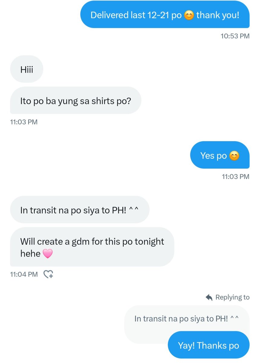 rocketstoreph's tweet image. Re: SVT right here shirt

Shirt is now in transit to PH. Will give more updates in the coming weeks. Thank you!