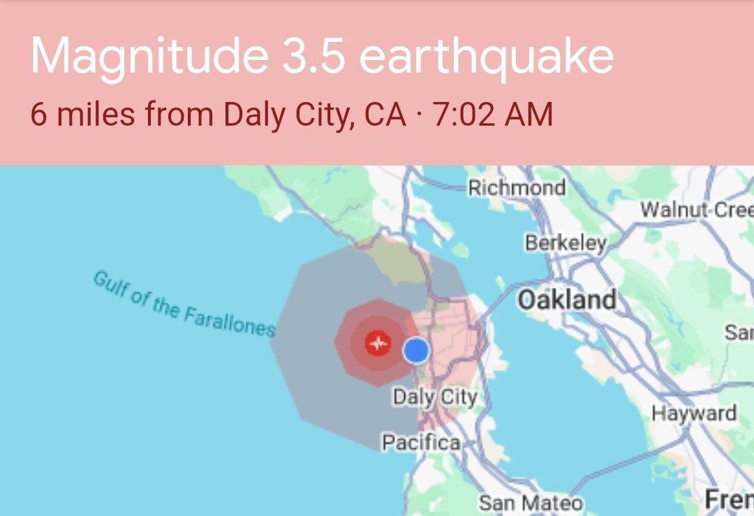 kbrainz's tweet image. Really close to home. Lots of shaking with this #earthquake in the #outersunset.