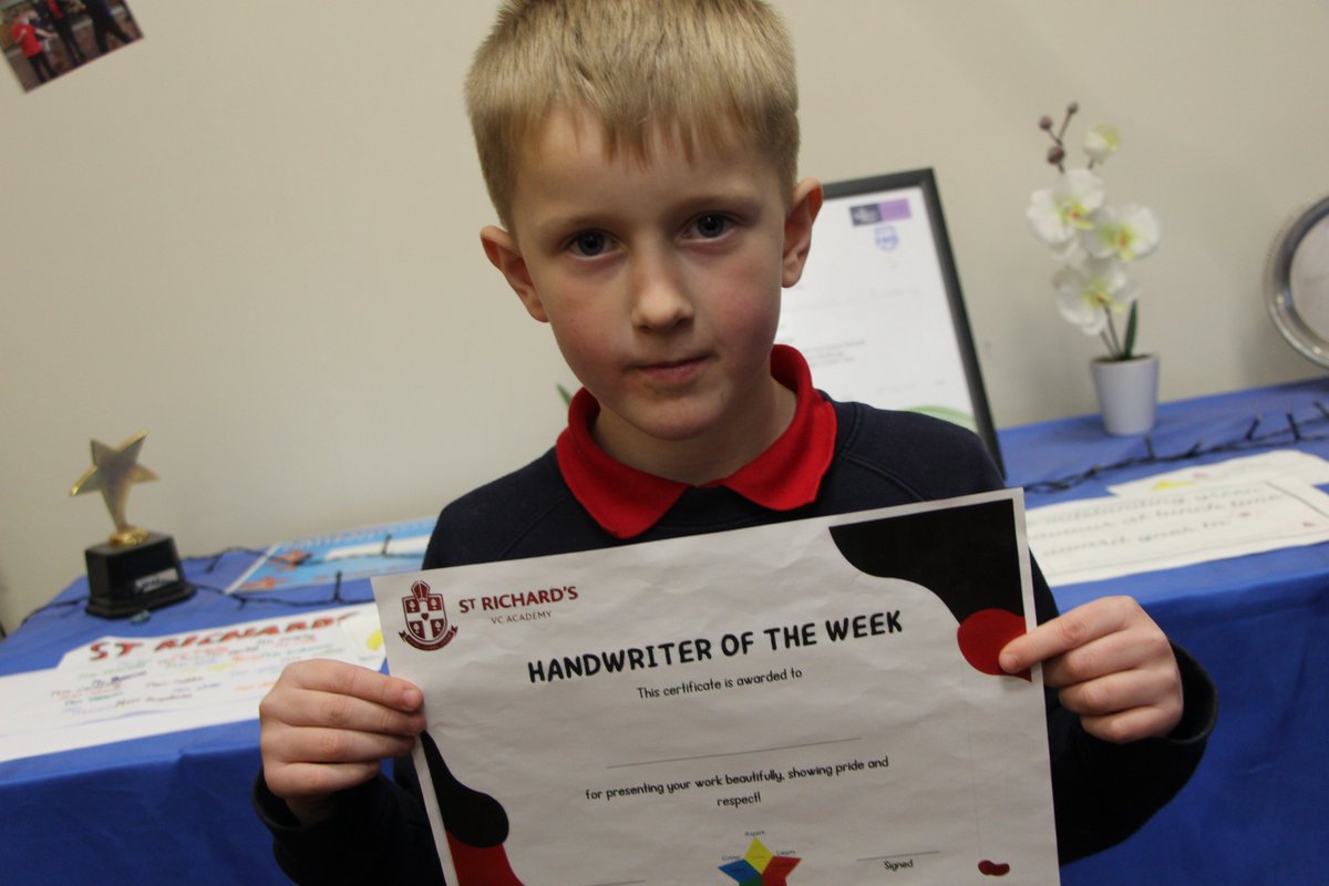 St Richard's Handwriters of the Week #awesomehandwriting #shinelikestars