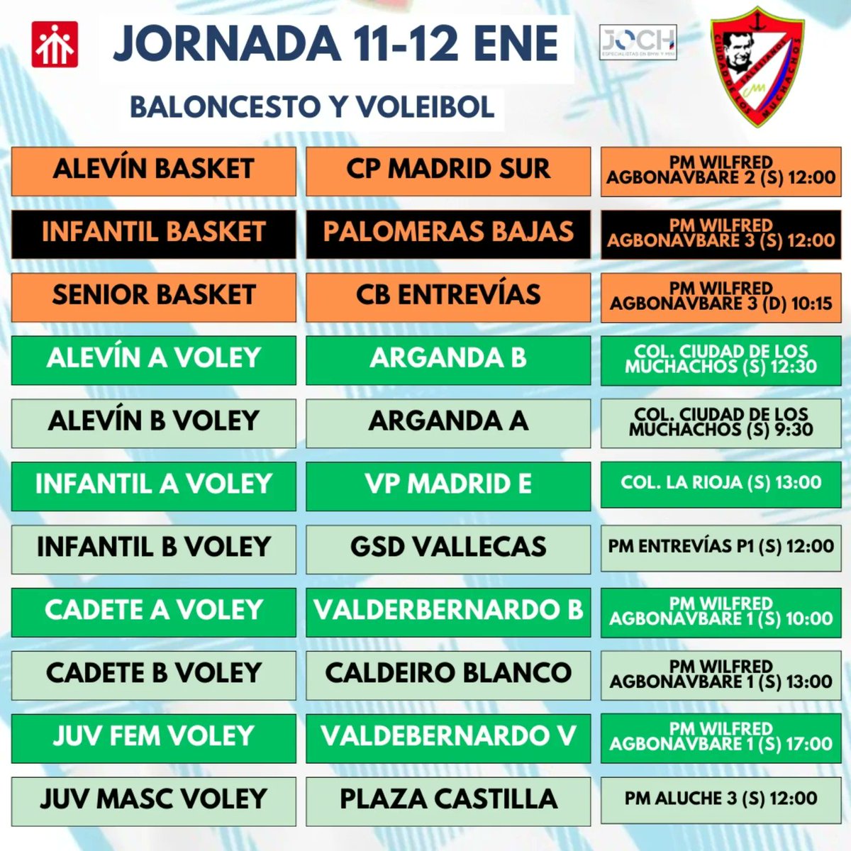 ¡Ya tenemos aquí la primera jornada del 2025! 

Tras el parón navideño volvemos con energías renovadas dispuestos a seguir disfrutando del deporte y de la City.

¿Qué sorpresas nos traerá este nuevo año?

#123ciudad💙🤍