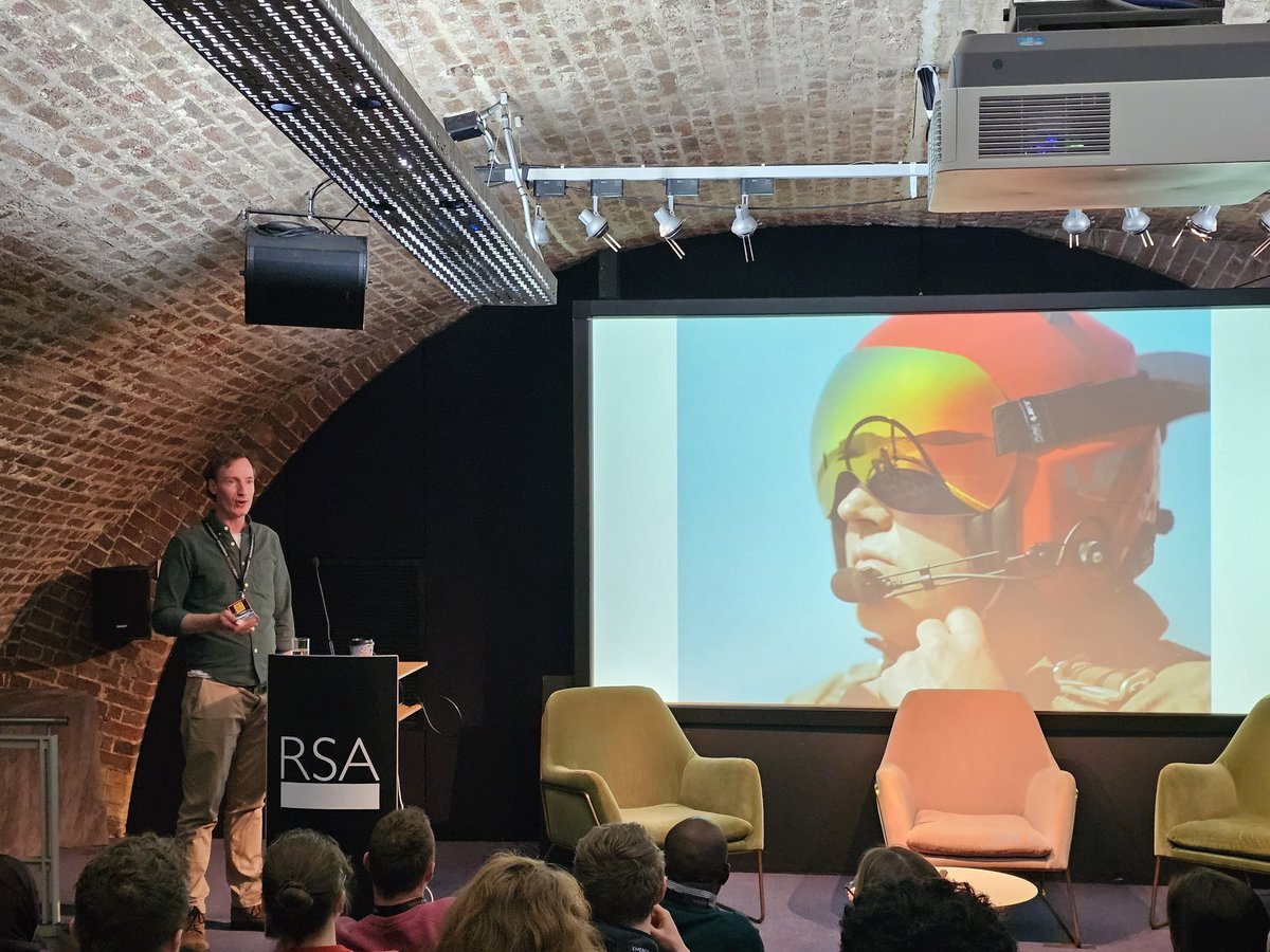 Emerge_Medical's tweet photo. Captain Jim Green of @GWAAC and @Babcockplc gives a fascinating presentation on "Would I fly with you? The Pilots Perspective". The audience finally getting their helicopter fix for the day. #PREPARED25 https://t.co/WjLmacm6Oz