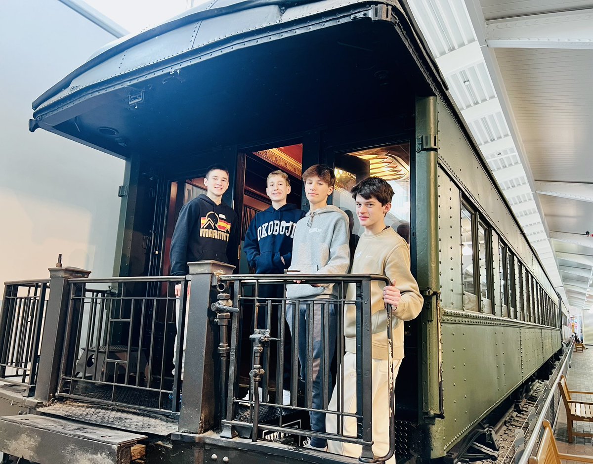 All 8th grade teams have the opportunity to visit the Durham museum this week to expand their knowledge on a soldiers perspective from WWI. This correlates with the unit they  just finished in Language Arts. Below are some pictures from 8B’s visit.