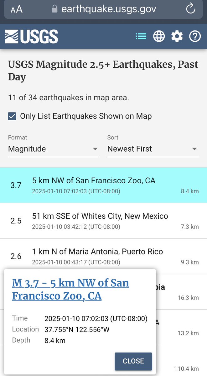 Janelle Wang (@janellewang) on Twitter photo I felt that one! ⚡️ One jolt.
3.7M quake at 7:02 AM
Epicenter just off the coast of the SF zoo.
Who else felt it?
<a href="/nbcbayarea/">NBC Bay Area</a> I felt that one! ⚡️ One jolt.
3.7M quake at 7:02 AM
Epicenter just off the coast of the SF zoo.
Who else felt it?
<a href="/nbcbayarea/">NBC Bay Area</a>