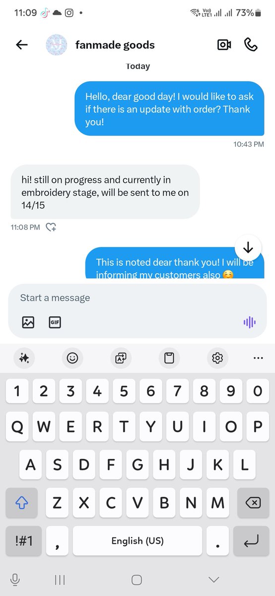 rocketstoreph's tweet image. Re: Jersey Update

Jersey shirts are still in production, and as per the maker it might be delivered to her by 14/15. Will update more once there's a movement. Thank you!