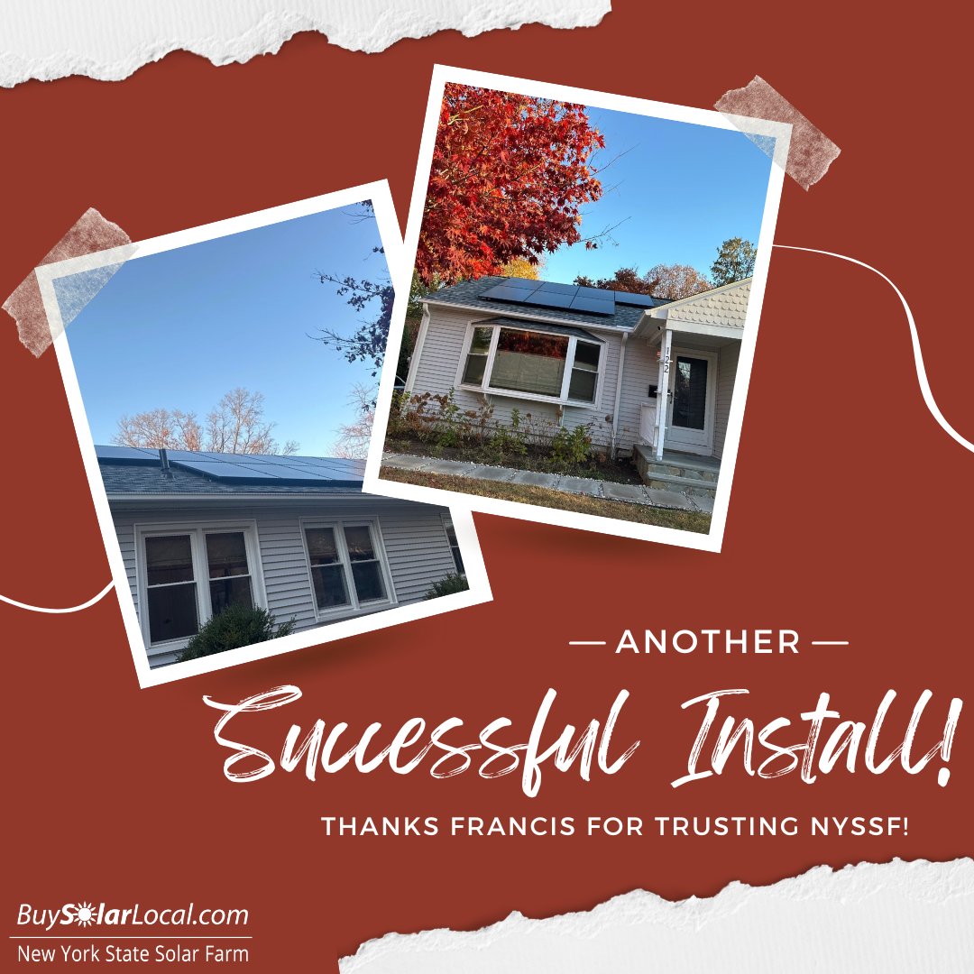 New York State Solar Farm tweet media