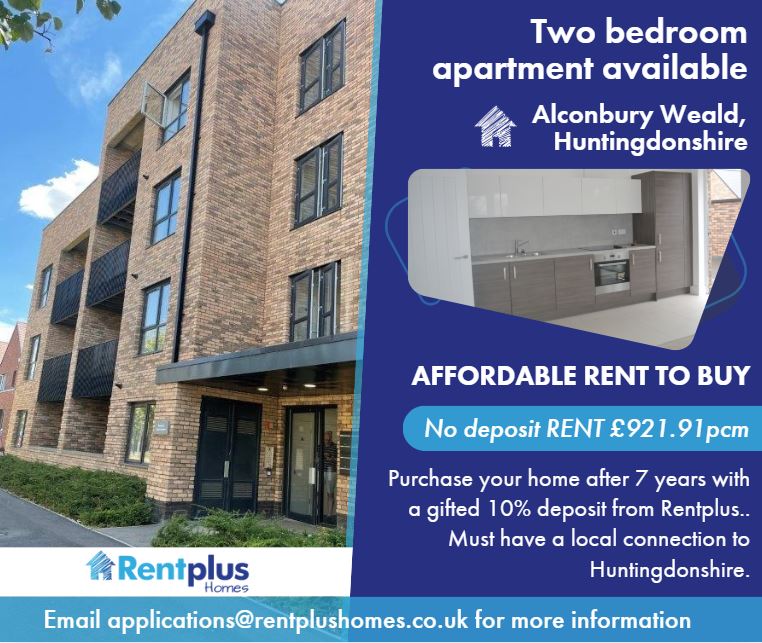 Rentplus_UK's tweet photo. Rarely available to the market
2-bed apartment available Feb 2025
#AlconburyWeald 
Must  have local connection to @huntsdc https://t.co/3LlBOnZZ7a