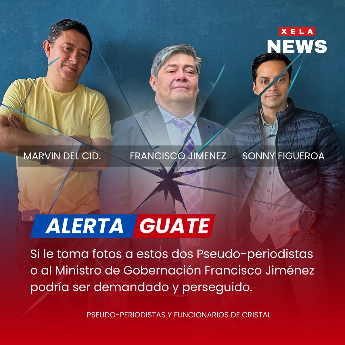 XelaNewsGt's tweet photo. 🛑#ALERTAGUATE 🇬🇹 | PSEUDO-PERIODISTAS Y FUNCIONARIOS DE CRISTAL.
Esta semana las redes sociales sorprendieron a los guatemaltecos con 2 noticias peculiares, el martes 7 de enero, el ministro del @mingobguate @FJimenezmingob, interpuso una denuncia en el @MPguatemala porque un tuitero le tomó una fotografía en @OaklandMall, hecho que lo llevó a sentirse perseguido por un paparazzi y por un francotirador. 👇
https://t.co/o9WEHOXxp3
Por otra parte, este jueves 9 de enero los PSEUDO-PERIODISTAS financiados por @georgesoros y por la @unioneuropea principalmente, defensores del #FraudeElectoral2023, @marvindelcid y @Sonny_Figueroa (#Limos & #Nero) del medio @VoxPopuliGuate expusieron y publicaron fotografías y videos de una mujer, que según ellos les tomó una fotografía y la publicaron en esta red social "sin su consentimiento".
https://t.co/1lgavjOOHU
Por lo que alertamos a los guatemaltecos abstenerse de tomarle fotografías a estos pseudo-periodistas y al ministro del @mingobguate, porque podrían ser denunciados y perseguidos por estos representantes de la "nueva primavera democrática".
IMPORTANTE: Si en dado caso se animaran a tomarles fotografías a estos personajes, favor de enviarlas a nuestro correo @newsxela@gmail.com o al WhatsApp 4488 2644.
#FreedomOfThePress
#XelaNews 🇫🇷
Noticias sin injerencias.