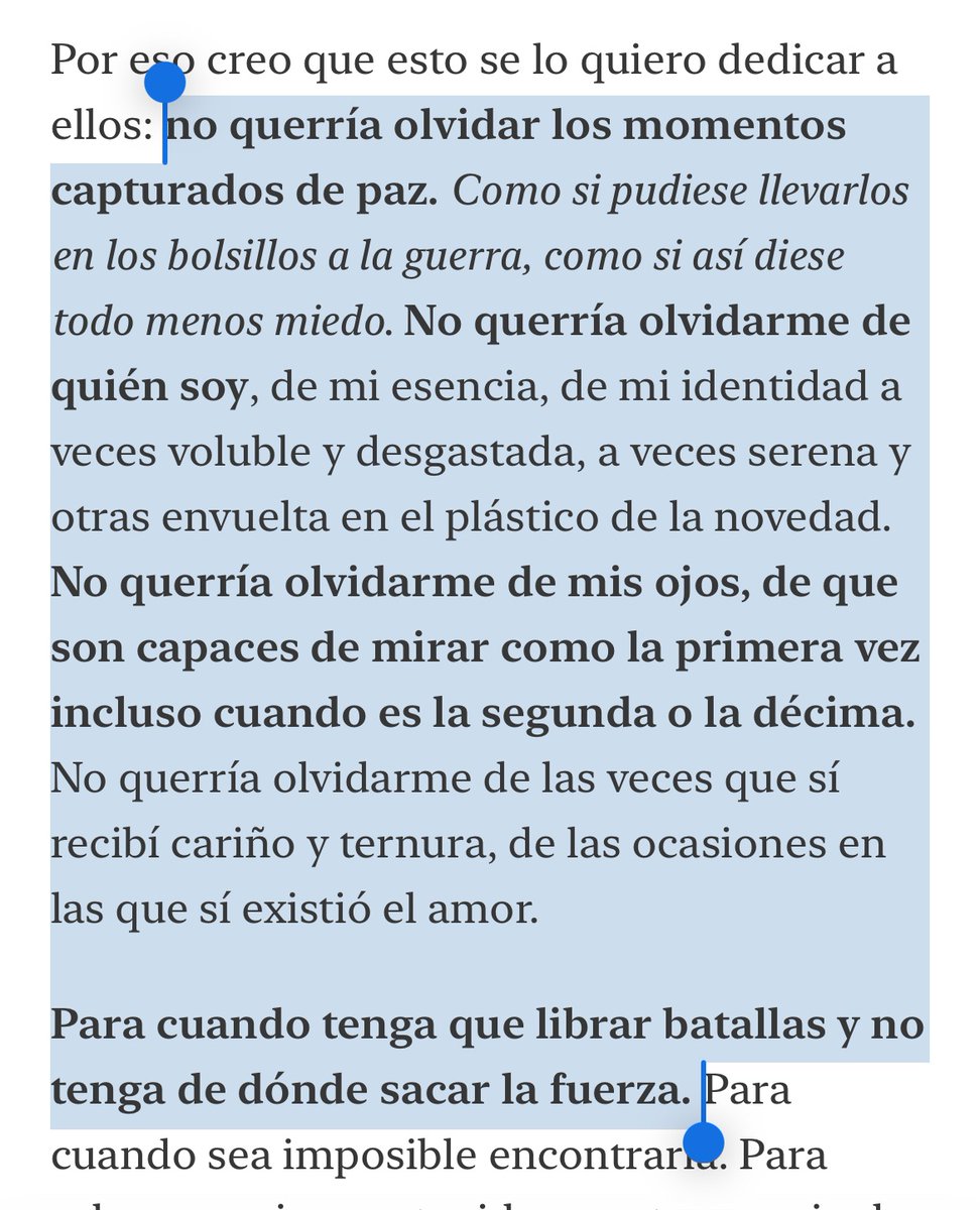 CarlaMourinho's tweet photo. «No querría olvidar los momentos capturados de paz. Como si pudiese llevarlos en los bolsillos a la guerra, como si así diese todo menos miedo.» https://t.co/uWjrOvWGjA