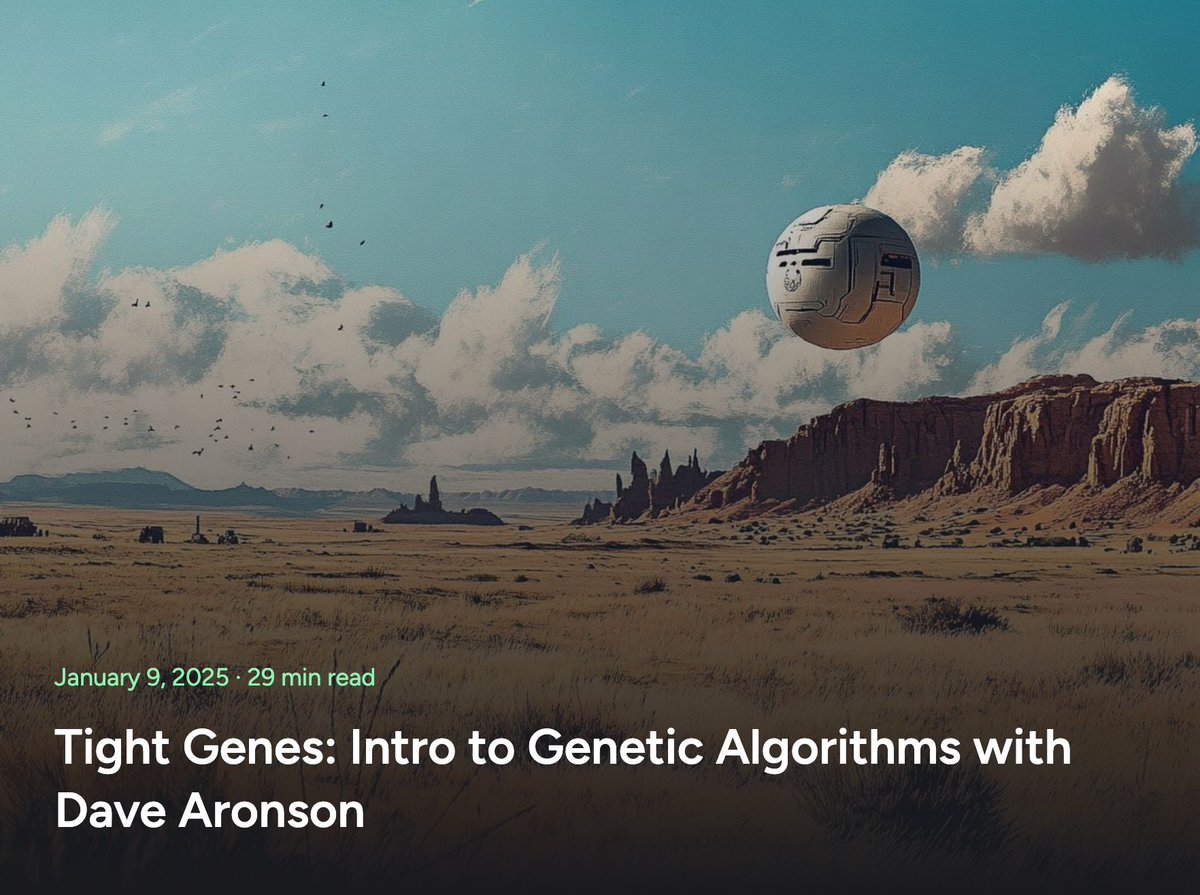 "The ST5 antenna remains my favorite example of letting entropy solve your engineering problems."

Sharp technical deep-dive on genetic algorithm patterns, fitness function design, and practical implementation by Dave Aronson, now on the blog. 

When should you (and shouldn't