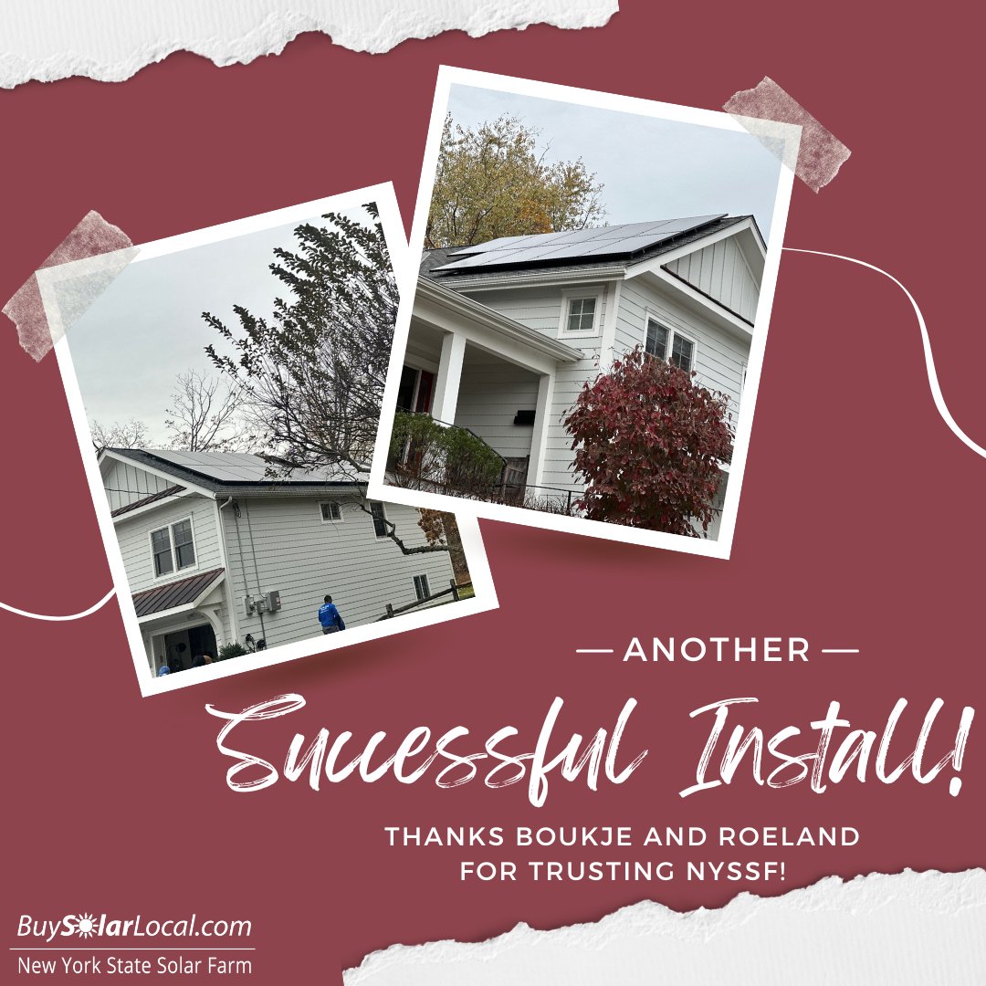 New York State Solar Farm tweet media