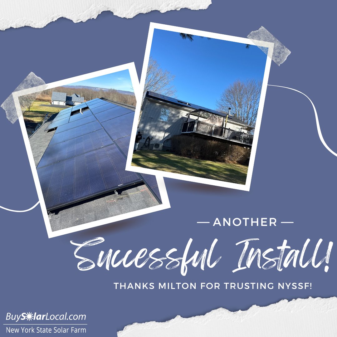 New York State Solar Farm tweet media