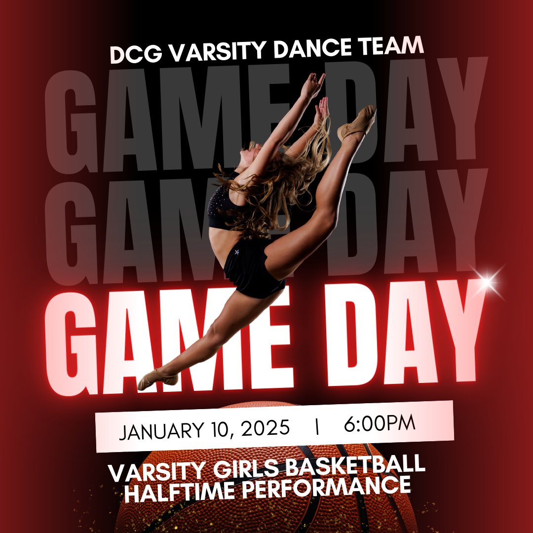 Get ready for an EXCITING halftime show tonight! 
Join us at the DCG Varsity Girls Basketball game TONIGHT to witness jaw-dropping moves, epic energy, and the ultimate crowd hype! 

#DCGdanceteam #dcg #dcgMUSTANGS #HalftimeShow #DanceTeam #GameNightVibes 
<a href="/dcgactivities/">DCGACTIVITIES</a>