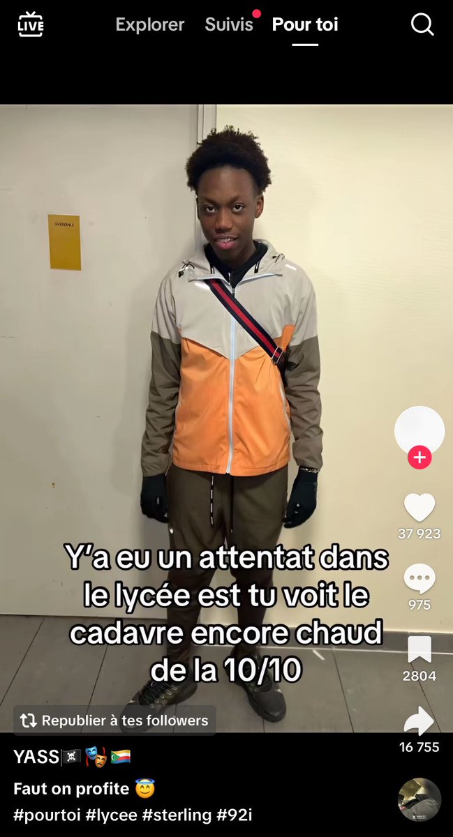 Powiiy's tweet photo. Nan tiktok c’est devenue un sanctuaire de détraqué https://t.co/b7Reaef6qV
