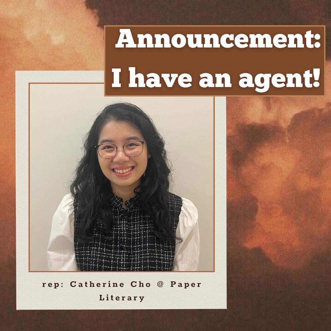 I am thrilled to announce that I am represented by the fantastic <a href="/Catkcho/">Catherine Cho</a> at <a href="/PaperLiterary/">Paper Literary</a>!

Catherine’s kindness, excitement, &amp; vision for my YA horror completely blew me away, and I couldn’t have asked for a better champion for my stories. So excited for what’s to come✨✨