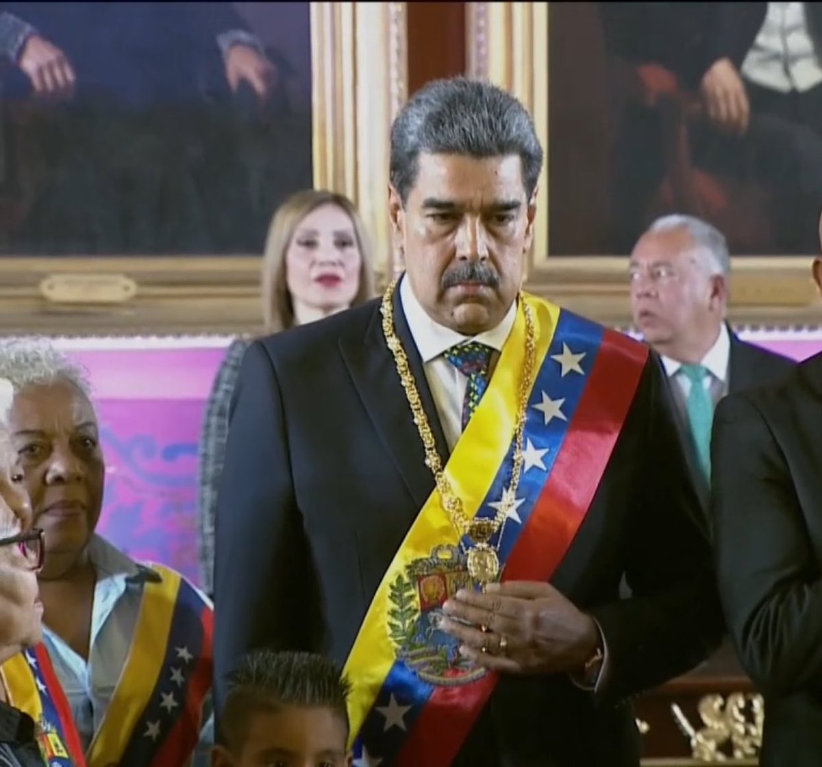 La cara de un dictador que dió un Golpe de Estado al Pueblo de Venezuela.