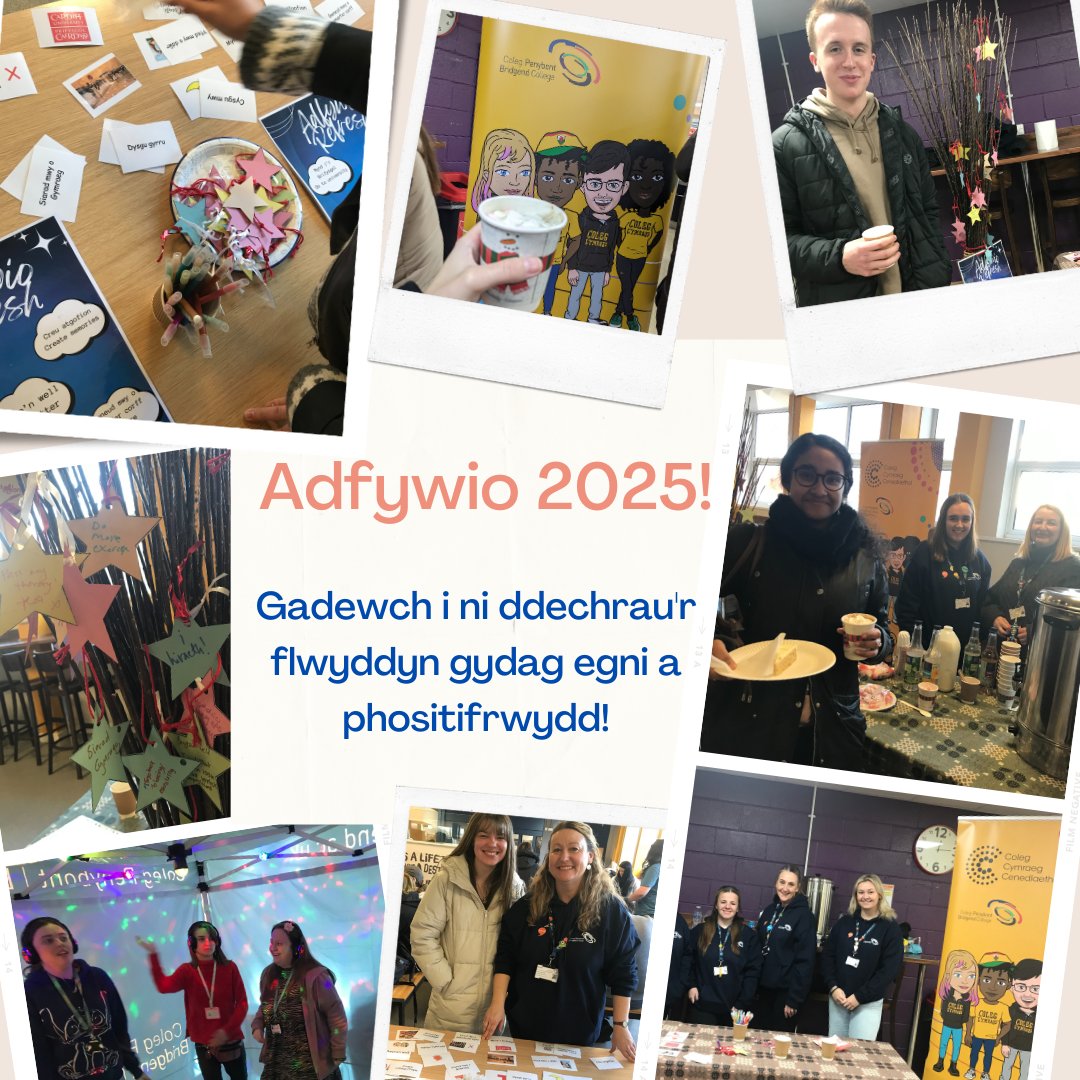 Cymraeg CPenybont (@colegpenybont) on Twitter photo Blwyddyn Newydd Dda! 🎉
Am ddechreuad ffantastig i'r flwyddyn academaidd newydd gyda'n digwyddiad i roi croeso cynnes i’n holl fyfyrwyr ar ôl gwyliau’r Nadolig. 😊
Hyfryd gweld cymaint o egni positif! 👌<a href="/bridgendcollege/">Coleg Penybont | Bridgend College</a> <a href="/colegcymraeg/">Coleg Cymraeg</a> Blwyddyn Newydd Dda! 🎉
Am ddechreuad ffantastig i'r flwyddyn academaidd newydd gyda'n digwyddiad i roi croeso cynnes i’n holl fyfyrwyr ar ôl gwyliau’r Nadolig. 😊
Hyfryd gweld cymaint o egni positif! 👌<a href="/bridgendcollege/">Coleg Penybont | Bridgend College</a> <a href="/colegcymraeg/">Coleg Cymraeg</a>