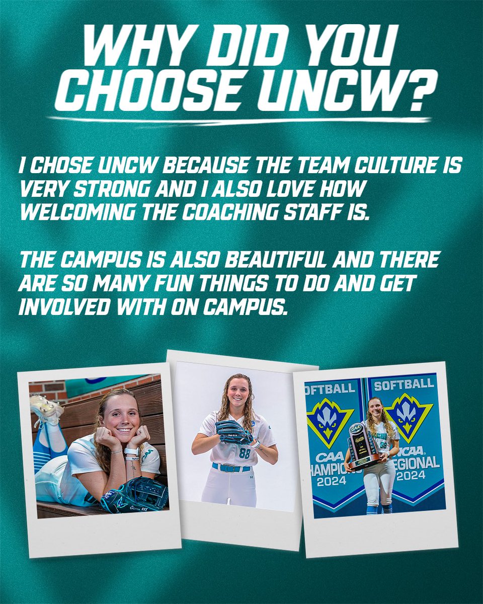 UNCW Softball tweet media