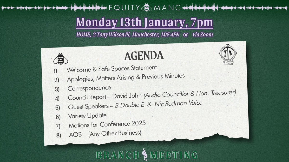 This is how Monday’s 𝐁𝐫𝐚𝐧𝐜𝐡 𝐌𝐞𝐞𝐭𝐢𝐧𝐠 is shaping up.
Remember that our private bar opens at 6:30pm &amp; stays open long after the meeting ends - never forget the social aspect to our meetings! 💜 #StrongerTogether