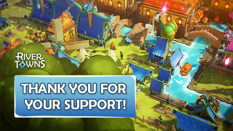 The Kickstarter journey is over, and River Towns is over 200% funded! 🎉

Thank you for your incredible support - together, we’ve revived the river and unlocked the Level Editor! 🏡✨

Stay tuned for updates as we bring River Towns to life! 🌊