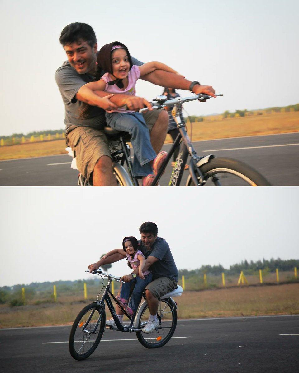 Unseen pics of Ajith sir with lil Anshu. Set 1 

Pic: Vikramdop | <a href="/arianoarun/">arun</a> | #AK #Ajith #Ajithkumar | #VidaaMuyarchi | #GoodBadUgly |