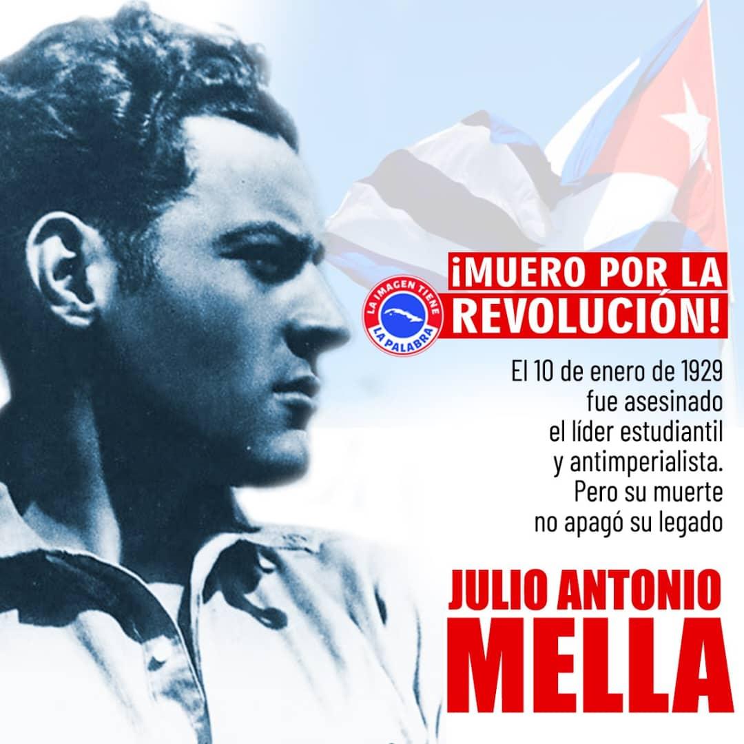 En el aniversario 96 del asesinato del líder comunista Julio Antonio Mella, seguimos defendiendo su legado de patriotismo, antimperialismo y dignidad.
#CubaViveEnSuHistoria 
#SantiagoDeCuba