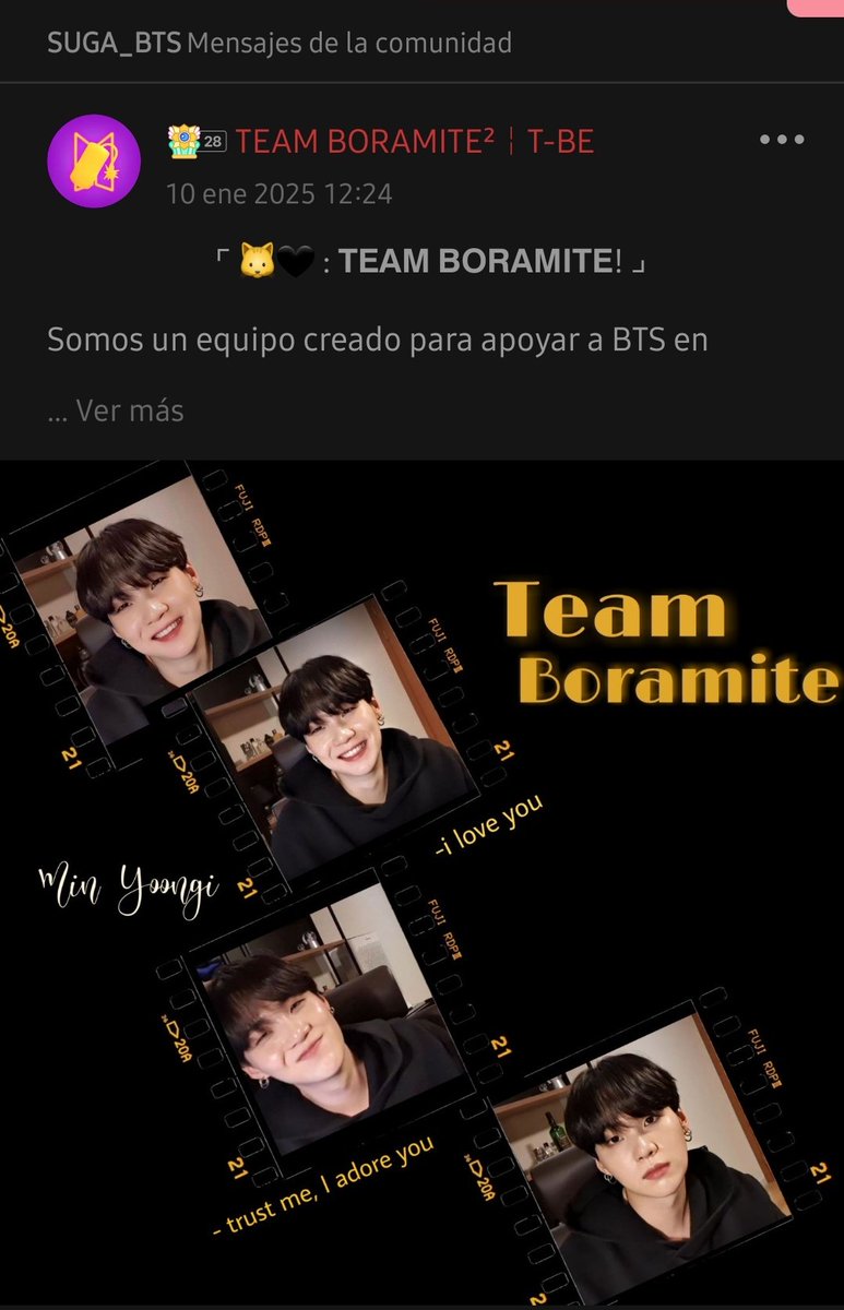 teamboramite's tweet photo. 🗳️ Post de Choeaedol por TEAM BORAMITE￤T-BE para el MILAGRO DEL MES de Marzo.

Deposita tus votos para lograr el milagro para #SUGA ⤵️

📢  ¡No olvides seguir recolectando Corazones para Siempre! ❤️

🐱:https://t.co/zQvCS4hnFJ https://t.co/TvxYPrPetp