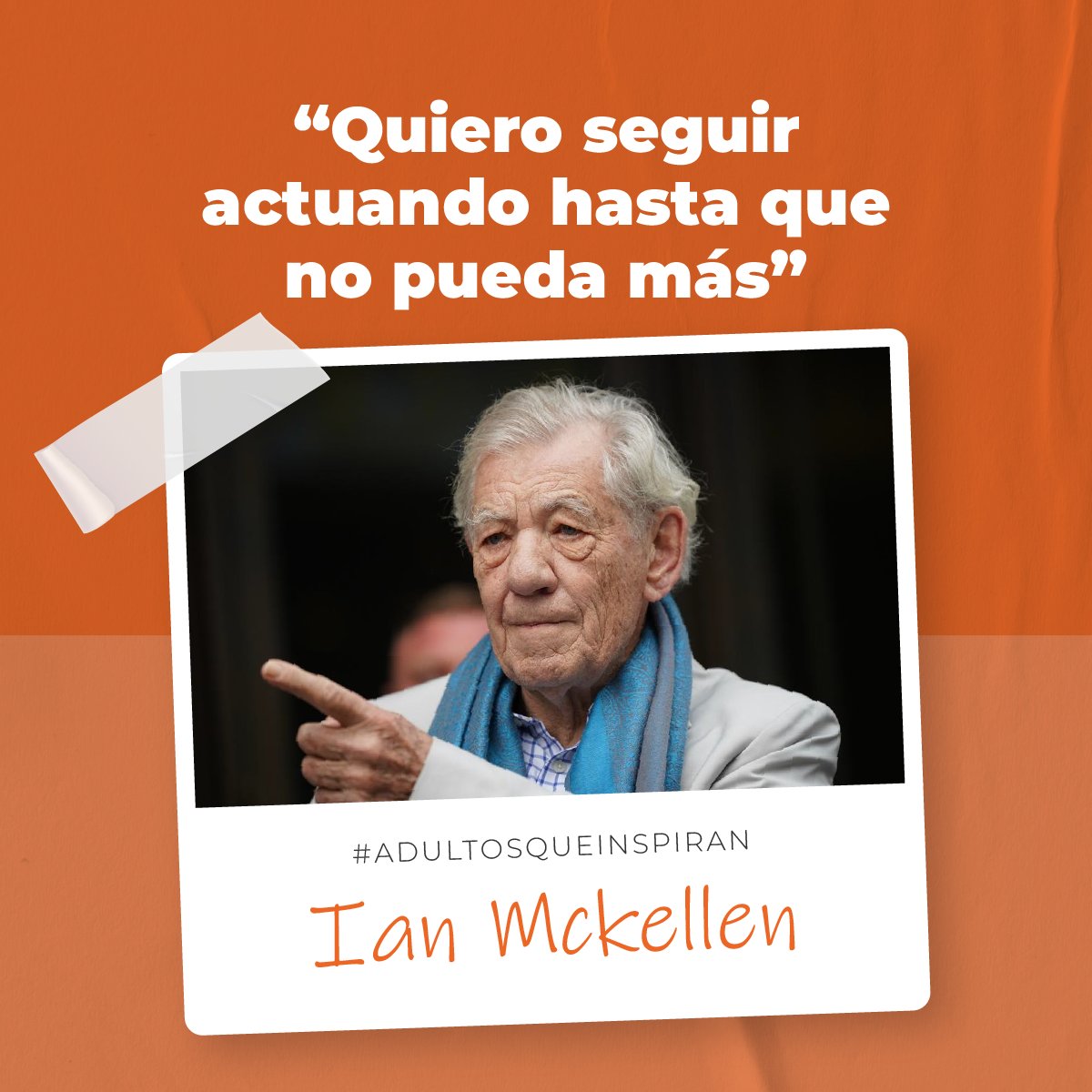 "Quiero seguir actuando hasta que no pueda más." - Ian McKellen 🎭
A sus 85 años, sigue desafiando el edadismo y demostrando que la pasión no caduca. 🌟✨
#adultosmayoresqueinspiran