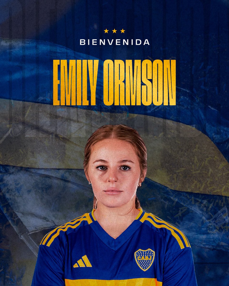 ¡REFUERZO INTERNACIONAL PARA LAS GLADIADORAS! Boca anunció la llegada de Emily Ormson, delantera que viene de jugar en el fútbol universitario de los Estados Unidos en las Purple Aces de Evansville.

📷 <a href="/BocaJrsFutFem/">Boca Juniors Fútbol Femenino</a>