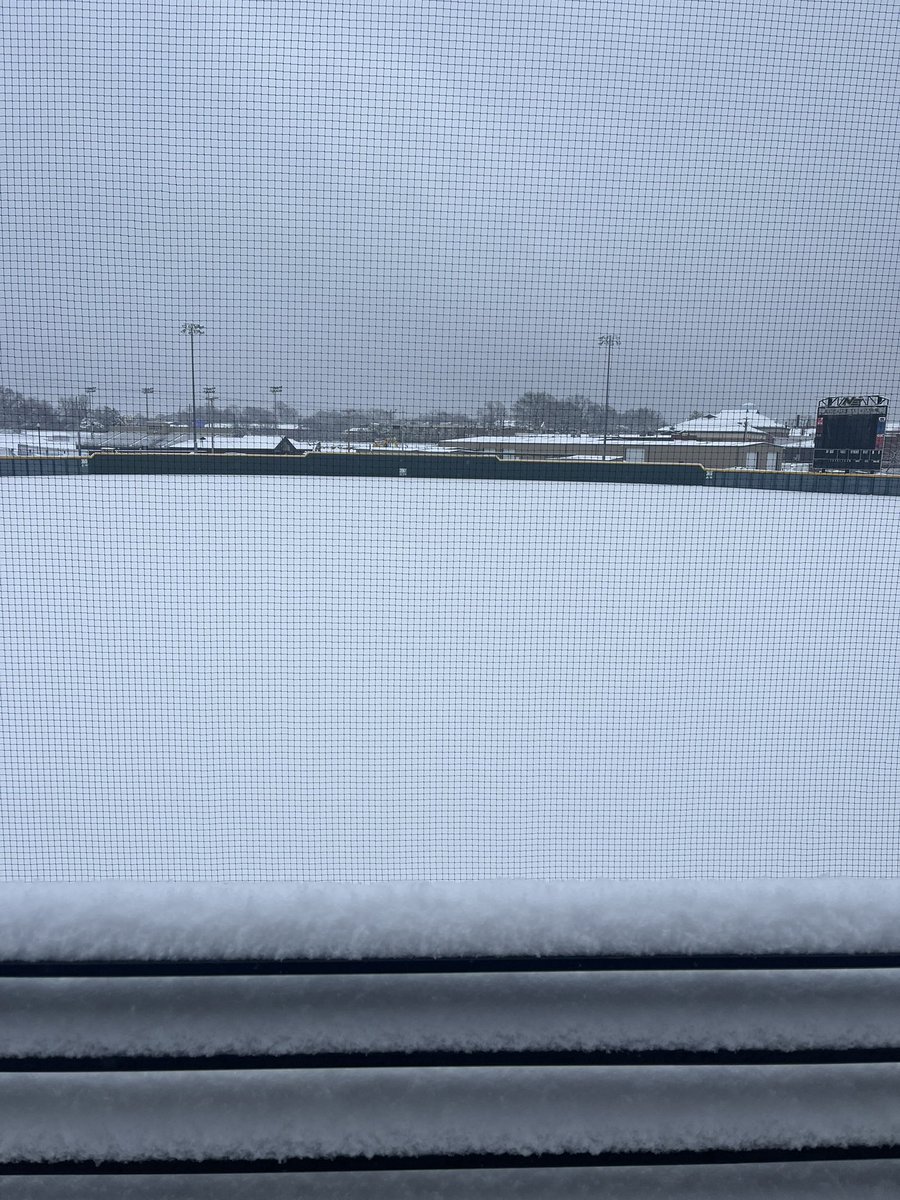 Snow day in TigerTown! ❄️⚾️