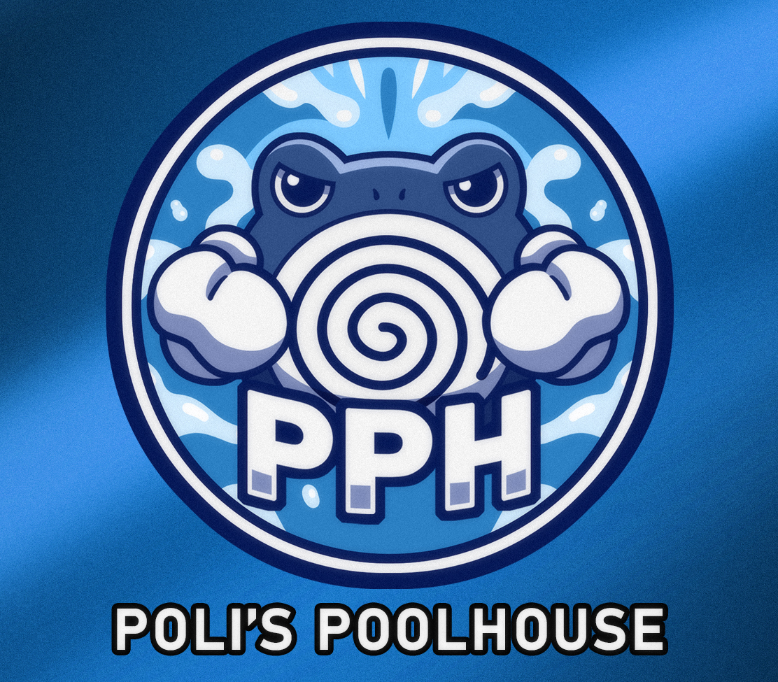 Look at the amazing logo rebrand <a href="/spcrashworks/">spcrash</a> has down for <a href="/PolisPoolhouse/">Poli's Poolhouse</a> server/tourney circuit! Our boy's looking fierce 💪

We're excited to see this on playmats/jerseys at majors! #PolisPoolhouse