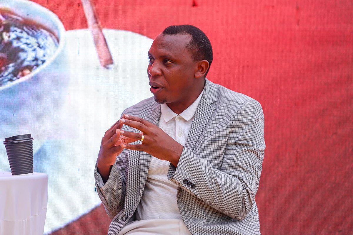 AfriCoffeeFest's tweet photo. Ahead of our coffee Fest launch tomorrow, Today at the Comprehensive Africa Agriculture Dev’t Programme Summit, our Team Leader @TugumeNelsonO was hosted on @nbstv, where he shared powerful insights on financing Africa’s food systems, trade industrialization &amp; value addition. https://t.co/xFiusrwk23