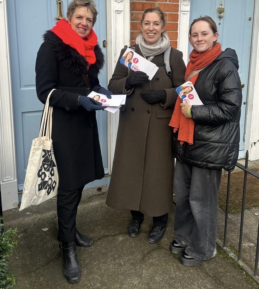 ivanabacik's tweet image. Delighted to be out canvassing today for ⁦@SadhbhO⁩ - the brilliant TCD panel candidate in #SeanadElections #SE25 ⁦@tcdalumni⁩

A very positive reception from ⁦@tcddublin⁩ graduates in #Portobello ! 

#VoteSadhbhNo1 ⁦#ClimateAction