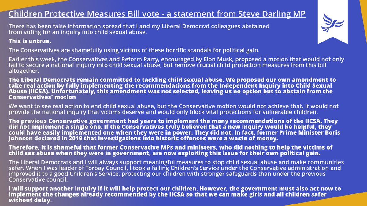 Steve Darling MP tweet media