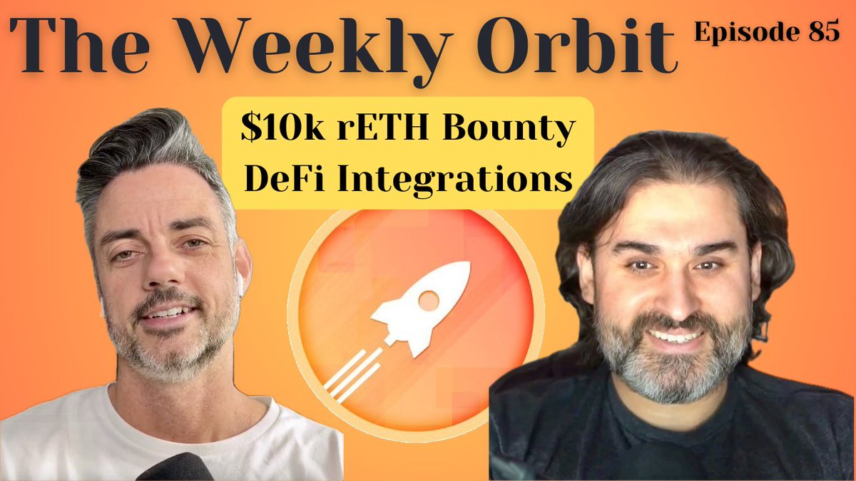 Hey everyone, episode 85 is here:

💰 $10,000 $rETH Arb bounty 💵
💸 New <a href="/eulerfinance/">Euler Labs</a> &amp; <a href="/Contango_xyz/">Contango 💃🏾</a> DeFi opportunities for $rETH
🔭 Community 2025 predictions

All this and market talk. Enjoy! <a href="/waqwaqattack/">waqwaqattack.eth | Rocket Fuel | 🦇🔊 | 🚀🪐 | 🐸</a> 
youtu.be/4XCDd-cl70E