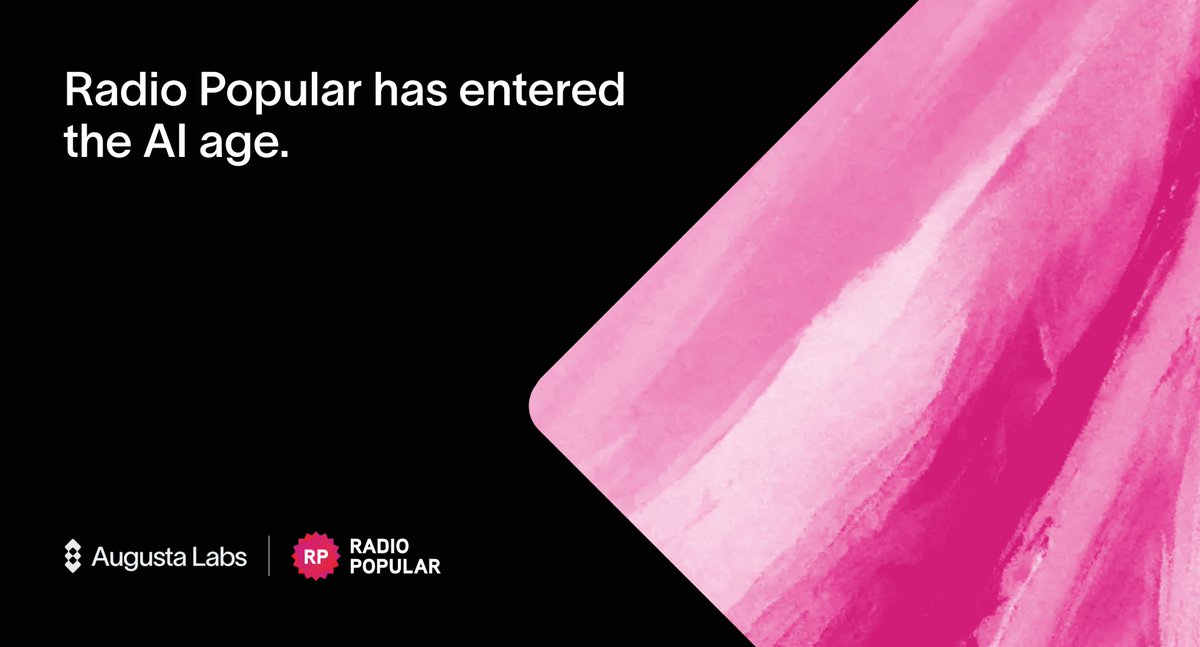 .@RadioPopularPT has entered the AI age with Augusta Labs.

We’re proud to partner with one of Portugal’s leading retailers to elevate their operations through advanced, AI-driven workflows.

By automating key processes and leveraging real-time customer insights, Radio Popular is