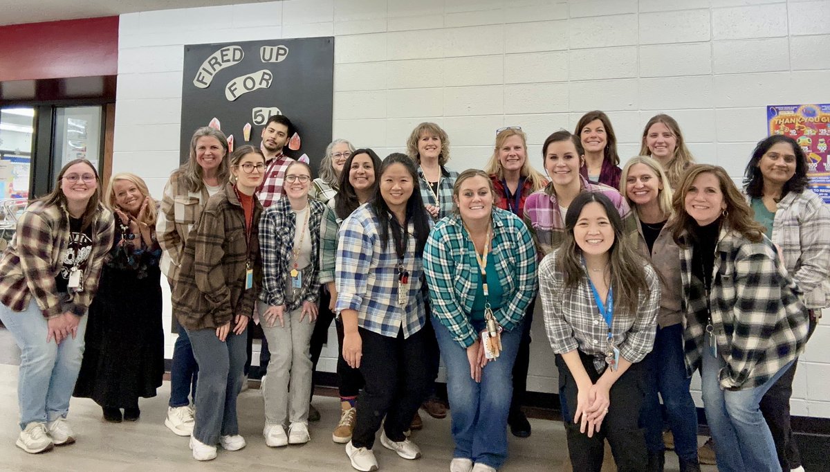 Georgetown staff sure know how to pull off a full week of 
 “undercover” spirit!  Yesterday was flannel day <a href="/ipsd204/">Indian Prairie 204</a>