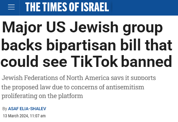 zei_squirrel's tweet image. the US is about to ban TikTok, one of the most popular social media platforms in the country, because Zionists and the Israel lobby demanded it as it exposed too much of their ongoing genocide in Gaza