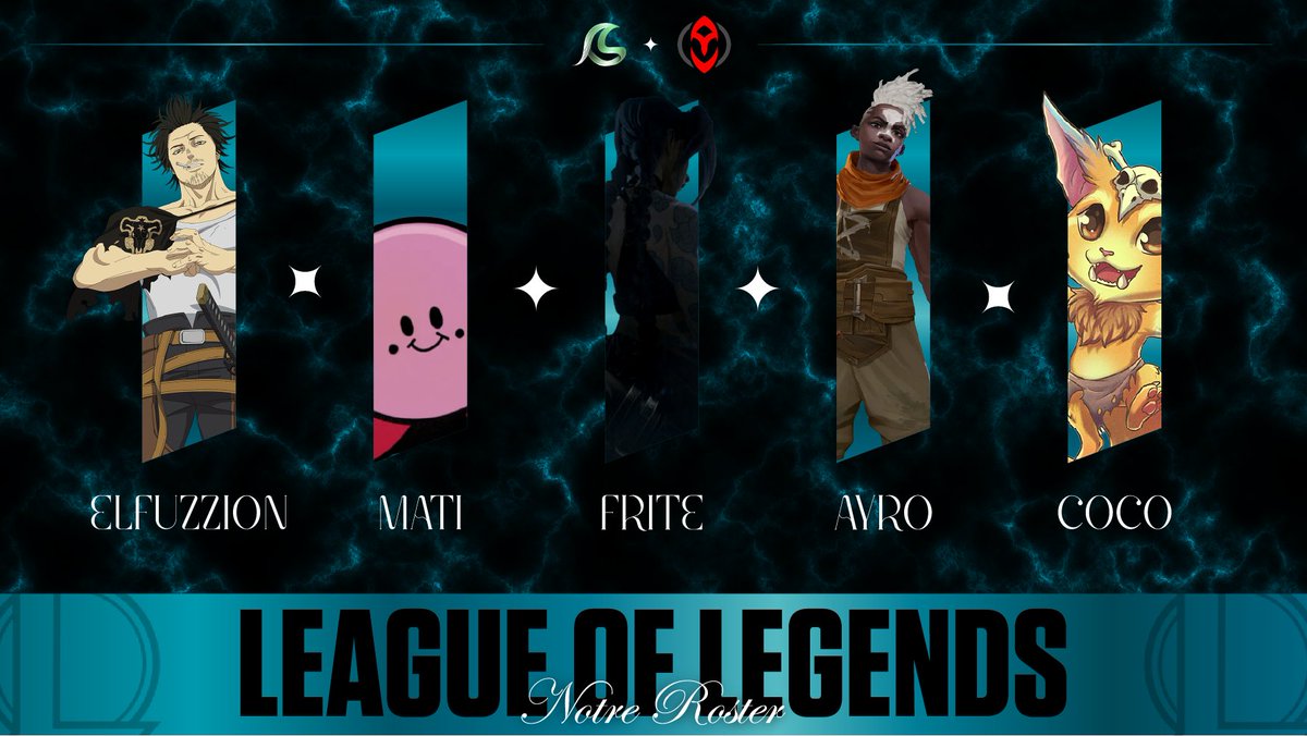 GoldenSnitchOff's tweet photo. ⚔️League Of Legends⚔️

On a annoncé tous les joueurs du roster GS Slytherin. Il est donc temps de vous le présenter en son intégralité.
Voici en Top Lane @elfuzzion, en Jungle Mati, en mid @Blarzurite1, en Bot Lane Ayro et en Support Coco 🎉🎉!!!
Cette fois-ci, ils sont prêts. https://t.co/jTIlqsrKbf