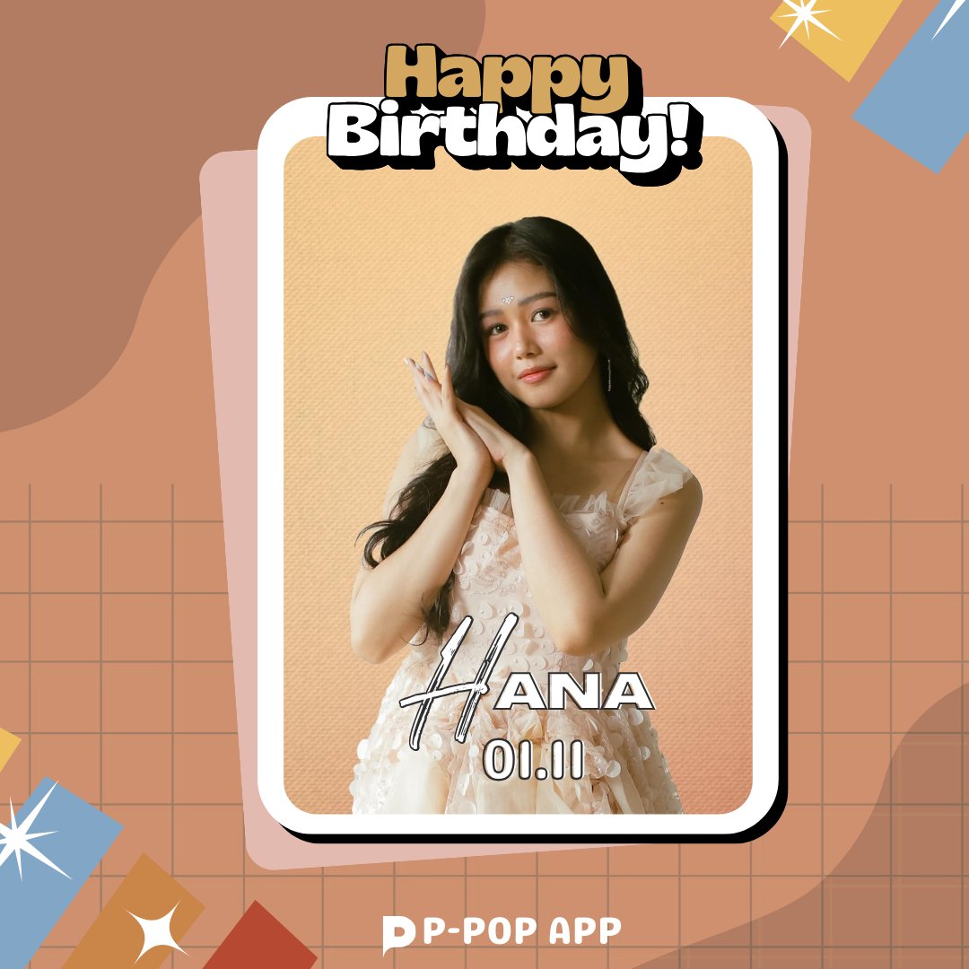 PPOP_app's tweet photo. ๐ฐ01.11
๐Happy Birthday pix!e HANA!
@hana_pixieph #Pixie_Hana
#Pixieofficialph #PixiePH https://t.co/z8M2OKXTsG