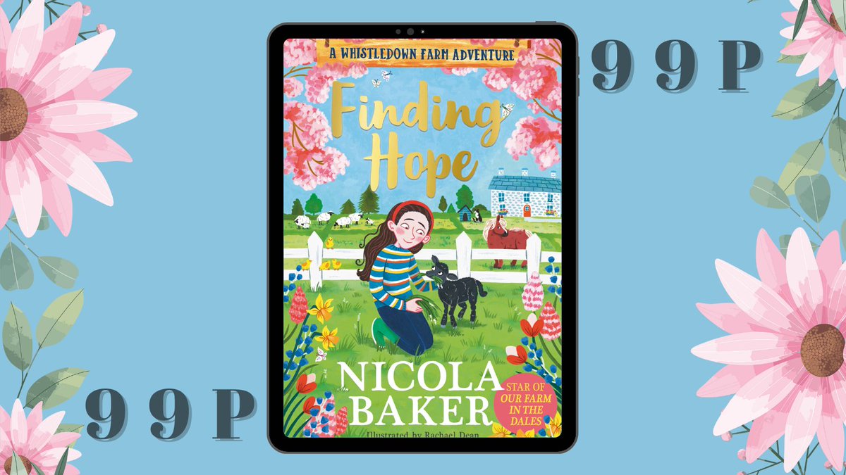 Simon & Schuster UK Digital (@simonschustere) on Twitter photo Ten-year-old Ava moves to Whistledown Farm and swaps city life for mud, wellies and animals. But as one catastrophe follows another, will Ava learn to love life on the farm and find hope in nature?
#FindingHope by <a href="/mrsnicolabaker/">Nicola Baker</a> is 99p now!
t.ly/ErYMe Ten-year-old Ava moves to Whistledown Farm and swaps city life for mud, wellies and animals. But as one catastrophe follows another, will Ava learn to love life on the farm and find hope in nature?
#FindingHope by <a href="/mrsnicolabaker/">Nicola Baker</a> is 99p now!
t.ly/ErYMe