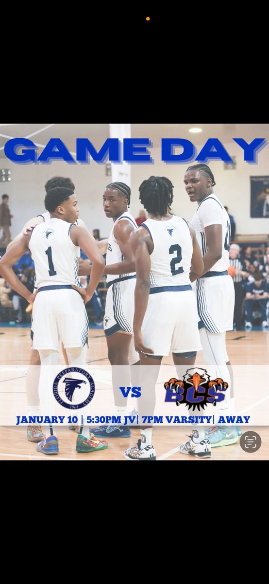 GAMEDAY 🏀

🆚: Bethany Christian 
⌚️: JV 5:30pm/ Varsity 7pm 
📍: Away