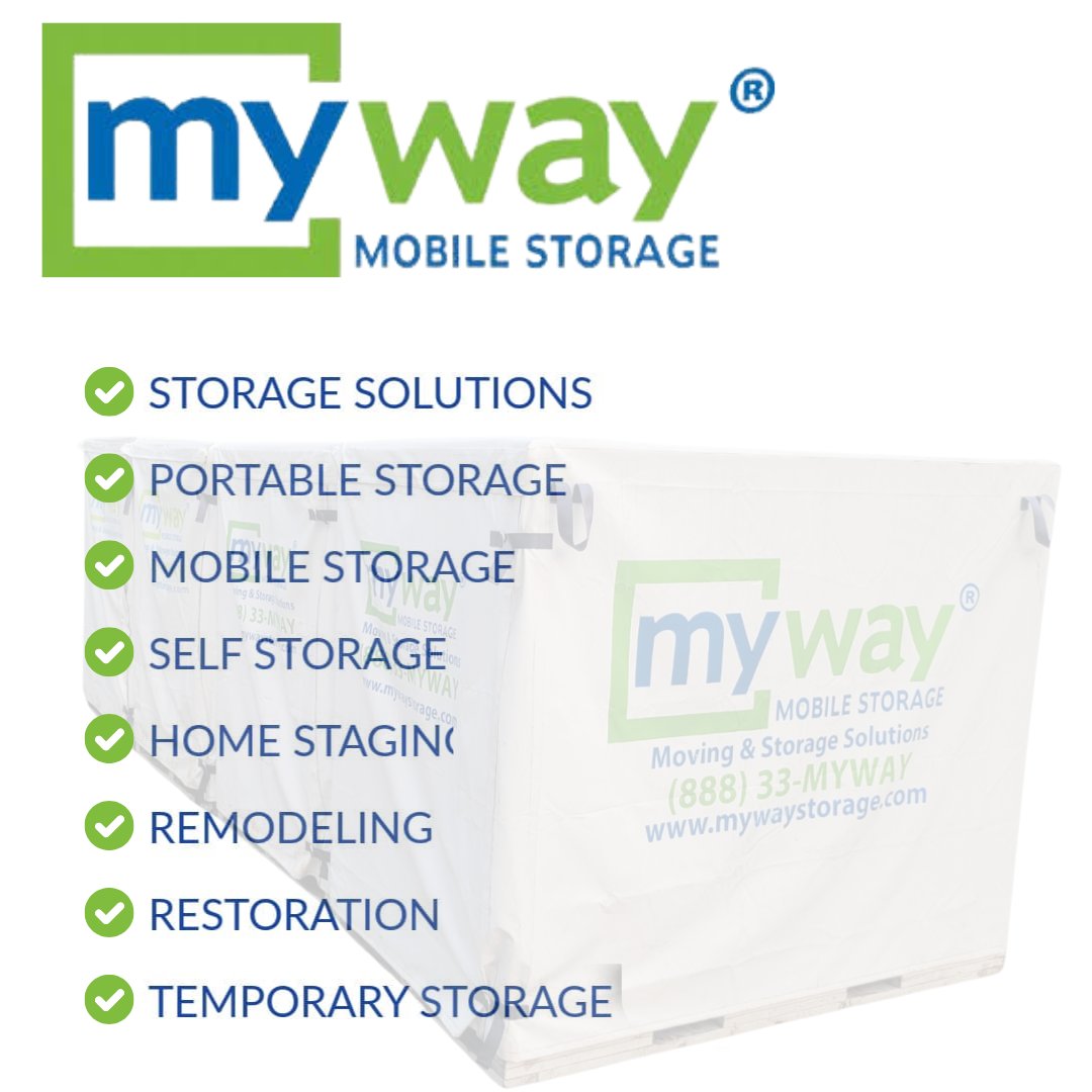 MyWayStorage's tweet image. Need storage? 🚛 MyWay Mobile Storage brings the unit to YOU!

✔️ Pack at your pace
✔️ Safe &amp;amp; secure
✔️ Affordable &amp;amp; local
Skip the storage trips—store smarter with MyWay! 📦
💻 mywaystorage.com #StorageSolutions #MobileStorage