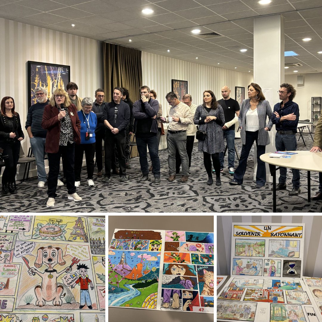 📸 Dans les coulisses du jury du 26ème concours de BD organisé par L'Hippocampe ! Isabelle Crépin, directrice de notre site de Cognac, et Maryline Allano, déléguée action sociale KLESIA, ont de nouveau le plaisir de faire partie du jury cette année.


🎯 L'objectif de ce concours