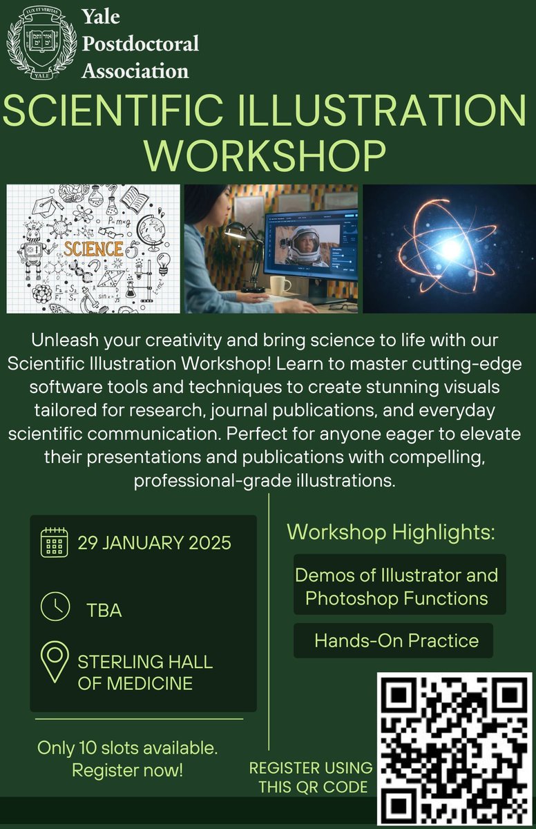 In person Workshop to learn the tricks to elevate your scientific illustrations to the next level!  Limited to 10 participants. buff.ly/40q5B7d