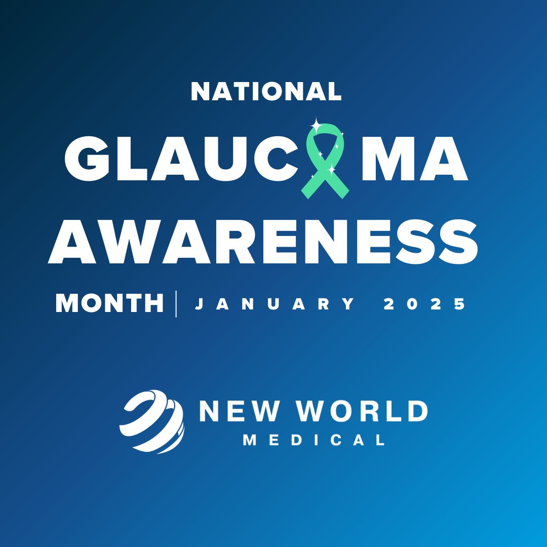 Did you know that #glaucoma is the second leading cause of blindness in the world🌎? Annual eye exams are critical to identifying early signs of glaucoma and protecting your sight 👁️🌟

#NewWorldMedical #GlaucomaAwarenessMonth
