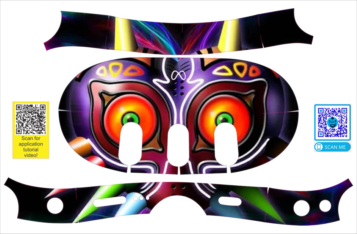 StickerPhool's tweet image. Our Majoras Headset- Oculus Quest 3 (Three) Headset Skin is 20% off right now!  Don't miss out. etsy.me/3PvGquB via @Etsy 
#Quest3Skin #MetaQuest